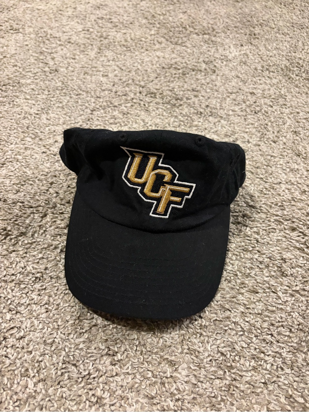 UCF University of Central Florida Baseball Cap Black Hat EUC